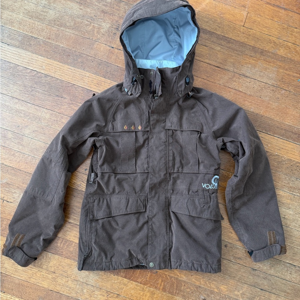Volcom women’s Nimbus Brown Jacket Sz S